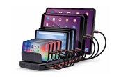 Mobiel - Adapters & Opladers - Lindy 96W 10 Port USB Charging Station - 73309