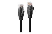 Netwerk - kabel - Lindy Premium patch cable - 1 m - black - Zwart - 1m - 45432