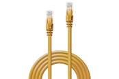 Netwerk - kabel - Lindy Cat6 U/UTP Patch Cord - 5m - Geel - 5m - 48065