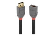 Beelscherm- en tv-kabel - Lindy Anthra Line - DisplayPort extension cable - DisplayPort to DisplayPort - 50 cm - 36498