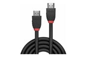 Beelscherm- en tv-kabel - Lindy Black Line HDMI cable with Ethernet - 2 m - 36772