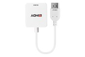 Beelscherm- en tv-kabel - Lindy HDMI to DisplayPort 4K30Hz Converter - 38146
