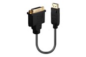 Beelscherm- en tv-kabel - Lindy DisplayPort adapter - 15 cm - 41004