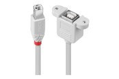 USB-kabel - Lindy - USB extension cable - USB Type B to USB Type B - 1 m - 31801