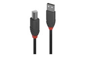 USB-kabel - Lindy Anthra Line - USB cable - USB to USB Type B - 5 m - 36675