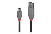 USB-kabel - Lindy Anthra Line - USB cable - USB to mini-USB Type B - 5 m - 36725