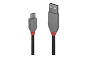 USB-kabel - Lindy Anthra Line - USB cable - USB to Micro-USB Type B - 20 cm - 36730