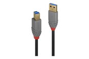 USB-kabel - Lindy Anthra Line - USB cable - USB Type A to USB Type B - 2 m - 36742