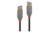 USB-kabel - Lindy Anthra Line - USB cable - USB Type A to USB Type A - 3 m - 36753