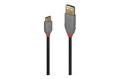 USB-kabel - Lindy Anthra Line - USB-C cable - 24 pin USB-C to USB Type A - 1 m - 36886