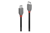 USB-kabel - Lindy Anthra Line - USB-C cable - 24 pin USB-C to Micro-USB Type B - 3 m - 36893