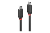 USB-kabel - Lindy Black Line - USB-C cable - 24 pin USB-C to 24 pin USB-C - 1 m - 36906