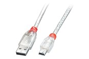USB-kabel - Lindy - USB cable - USB to mini-USB Type B - 50 cm - 41781