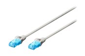 Netwerk - kabel - DIGITUS Ecoline patch cable - 1 m - grey - Grijs - 1m - DK-1511-010