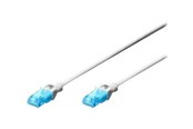 Netwerk - kabel - DIGITUS CAT 5e U-UTP Patch Cord - 0.5m - Wit - 0.5m - DK-1512-005/WH