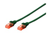 Netwerk - kabel - DIGITUS Professional patch cable - 25 cm - green - Groen - 0.25m - DK-1617-0025/G