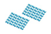 Netwerk - kabel - DIGITUS cable colour coding clips - for patch cable - A-CC-B