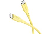 USB-kabel - Pro USB-C <-> USB-C - PD 60W - 1.5m - Geel - USB-kabel - 4040849777424