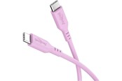 USB-kabel - Pro USB-C <-> USB-C - PD 60W - 1.5m - Roze - USB-kabel - 4040849777462