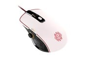 Muis - Lexip X Ubisoft - Assassin's Creed Shadows - mouse - with thumb joystick and ceramic skates - white red black gold - Muis - Optisch - 4 knoppen - Zwart - UBXLXMS0001