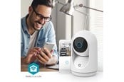 Smart Home - Nedis SmartLife Indoor Camera Wi-Fi 3MP Full HD 1296p Pan tilt Cloud Storage (option) / microSD (not included) / Onvif With motion sensor Night vision White - WIFICI23CWT