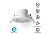 Smart Home - Nedis SmartLife Ceiling Light Wi-Fi Warm to Cool White Round Diameter: 52 mm 68 - 74 mm 360 lm 2700 - 6500 K IP20 Energy Class: F Android™ / IOS - WIFILCS10WT