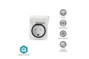 Smart Home - Nedis SmartLife Smart Plug Wi-Fi IP44 3680 W EU plug -25 - 55 °C Android™ / IOS Gray / White 1 pc. - WIFIPO130FWT