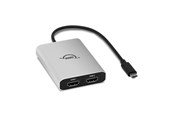 USB hub - OWC USB-C Dual HDMI 4K Display Adapter USB hub - 2 - Zilver - OWCCADPDL2HDMIQ