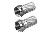 Beelscherm- en tv-kabel - Vivanco STD F72A-N - RF connector - 44000