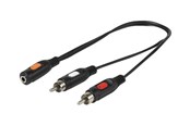 Audiokabel - Vivanco 46/05 01 - audio cable - 20 cm - 4008928460438