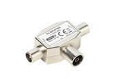 Antennekabel / connector - Vivanco TV 2-way splitter Metal Shielded - 4008928480740