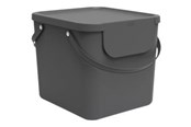 Reiniging - rotho Albula - rubbish bin - 40 L - plastic - antracite - 1034408853WS