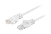 Netwerk - kabel - Lanberg patch cable - 2 m - white RAL 9010 - Wit - 2m - PCU5-20CC-0200-W