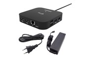 Docking station - I-Tec C31DUALHDMIDPD100 USB-C Dual HDMI Docking Station with Power Delivery 100W + Universal Charger 100W - C31DUALHDMIDPD100