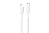 USB-kabel - Belkin USB-C to USB-C 240W 2.0 - Braided PCR - 1m - White - CAB025HQ1MWH