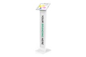Muurbevestigingen, AV-bevestigingen & AV-meubels - Compulocks Apex BrandMe stand - for tablet - brandable - white - Max - recommended for - 140W209APXW