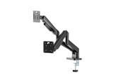 Monitorbevestiging - Gembird Desk mounted adjustable double monitor arm 17"-32" - Zwart - MA-DA2-06