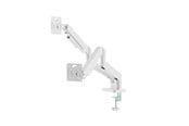 Monitorbevestiging - Gembird Desk mounted adjustable double monitor arm 17"-32" - Wit - MA-DA2-06-W