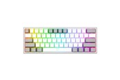 Toetsenbord - REDRAGON K617-RGB Fizz RGB White/Grey keyboard - Gaming toetsenbord - Engels (US international) - Wit - K617-RGB