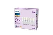 Armaturen & Lampen - Philips LED spot 220lm 1.9W/827 (25W) 6-pack G9 - 929003790596