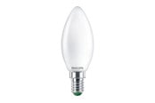 Armaturen & Lampen - Philips LED spot B35 Candle 252lm 1.2W/827 (25W) Frosted E14 - 929004585301