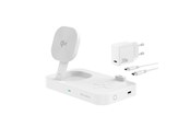 Mobiel - Adapters & Opladers - 4smarts Trident wireless charging stand - Qi2 - + AC power adapter - 24 pin USB-C - 25 Watt - 540998