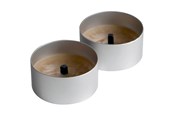 Decoratie - Asp-Holmblad Feestfakkels in metaal - 67204