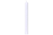 Decoratie - Asp-Holmblad Kalenderkaars - 1-24 Zilveren opdruk - 67390
