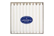 Decoratie - Asp-Holmblad Crowntop Dinerkaarsen Wit - 68696