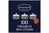 Decoratie - Asp-Holmblad Theelichtjes Stearine 6u. - 68744