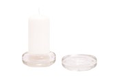 Decoratie - Asp-Holmblad Glazen kaarsenhouder ”Bremmen” - 69893