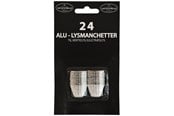 Decoratie - Asp-Holmblad Kaarsenbevestiging Zilver/Goud - 70234
