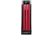 Decoratie - Asp-Holmblad Zelfdovende taps toelopende kaarsen Deep Red - 70601