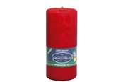Decoratie - Asp-Holmblad Milieuvriendelijke pilaarkaars Deep Red - 70712